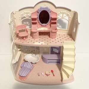 Calico Critters Pony's Stylish Hair Salon Dollhouse Playset Furniture Accessory